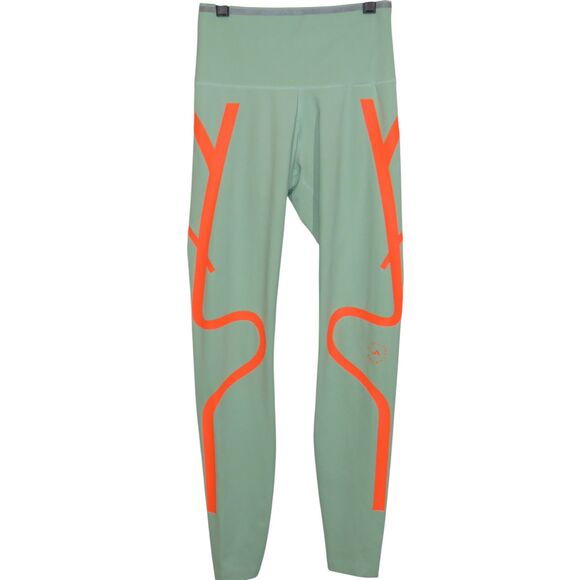 Adidas by Stella McCartney Light Green TruePace High Rise Leggings Size XS - Picture 1 of 13